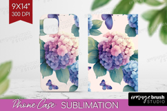 Spring Blossom Phone Case PNG - Flowers Case PNG Sublimation Product Image 1
