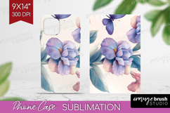 Spring Blossom Phone Case PNG - Flowers Case PNG Sublimation Product Image 1