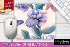 Spring Blossom Mouse Pad Sublimation - Flowers Mousepad PNG Product Image 1