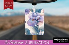 Spring Blossom Air Freshener PNG - Flowers PNG Sublimation Product Image 1