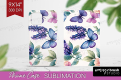 Spring Blossom Phone Case PNG - Flowers Case PNG Sublimation Product Image 1