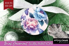 Spring Blossom Ornament PNG - Flowers PNG Sublimation Product Image 1