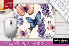 Spring Blossom Mouse Pad Sublimation - Flowers Mousepad PNG Product Image 1