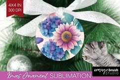 Spring Blossom Ornament PNG - Flowers PNG Sublimation Product Image 1