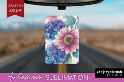Spring Blossom Air Freshener PNG - Flowers PNG Sublimation Product Image 1