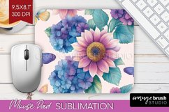Spring Blossom Mouse Pad Sublimation - Flowers Mousepad PNG Product Image 1