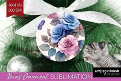 Spring Blossom Ornament PNG - Flowers PNG Sublimation Product Image 1