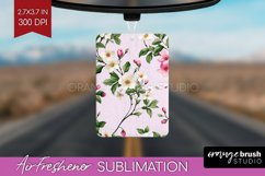 Spring Flowers Air Freshener PNG - Floral PNG Sublimation Product Image 1