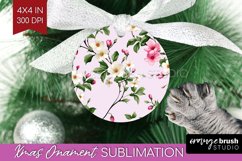 Spring Flowers Ornament PNG - Floral PNG Sublimation Product Image 1