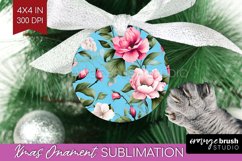Spring Flowers Ornament PNG - Floral PNG Sublimation Product Image 1