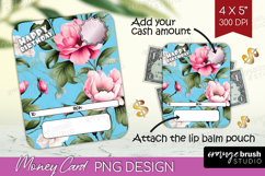 Happy Birthday Money Card PNG - Flowers Money Card Holder Product Image 1