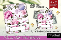 Happy Birthday Money Card PNG - Flowers Money Card Holder Product Image 1