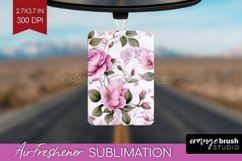 Spring Flowers Air Freshener PNG - Floral PNG Sublimation Product Image 1