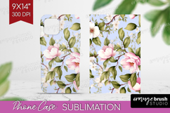 Spring Flowers Phone Case PNG - Floral Case PNG Sublimation Product Image 1