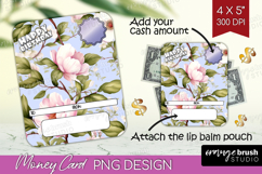 Happy Birthday Money Card PNG - Flowers Money Card Holder Product Image 1