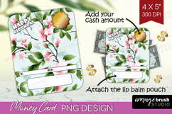 Happy Birthday Money Card PNG - Flowers Money Card Holder Product Image 1