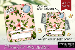 Happy Birthday Money Card PNG - Flowers Money Card Holder Product Image 1