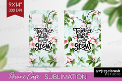 Family Quote Phone Case PNG - Floral Case PNG Sublimation Product Image 1