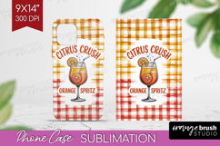 Spritz Cocktail Phone Case PNG Summer Drink Case PNG Product Image 1