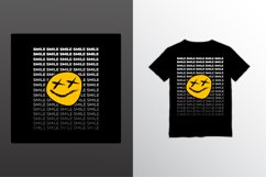 Smile writing design, suitable for screen printing t-shirts Product Image 1