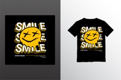 Smile writing design, suitable for screen printing t-shirts Product Image 1