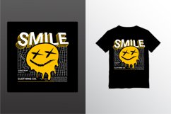 Smile writing design, suitable for screen printing t-shirts Product Image 1