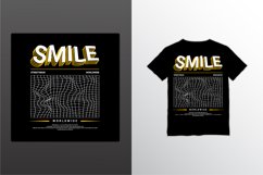 Smile writing design, suitable for screen printing t-shirts Product Image 1
