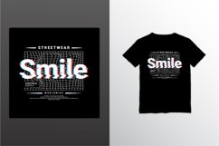 Smile glitch design, suitable for screen printing t-shirts, Product Image 1