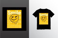 Smile writing design, suitable for screen printing t-shirts Product Image 1