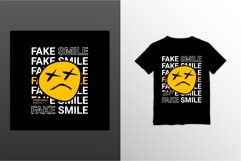 Fake smile writing design, suitable for screen printing Product Image 1