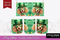 St. Patricks Day Mug Wrap - Cute Animals Mug PNG Sublimation Product Image 1