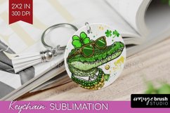 St. Patricks Day Keychain PNG - Cute Animals Keychain Product Image 1
