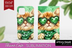 St. Patricks Day Phone Case PNG - Cute Animals Case PNG Product Image 1