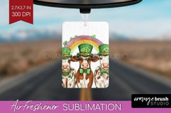 St. Patricks Day Air Freshener PNG - Cute Animals PNG Product Image 1