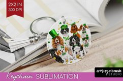 St. Patricks Day Keychain PNG - Cute Animals Keychain Product Image 1
