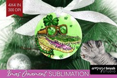 St. Patricks Day Ornament PNG - Cute Animals PNG Sublimation Product Image 1