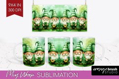 St. Patricks Day Mug Wrap - Cute Animals Mug PNG Sublimation Product Image 1
