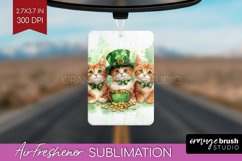 St. Patricks Day Air Freshener PNG - Cute Animals PNG Product Image 1