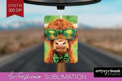 St. Patricks Day Air Freshener PNG - Cute Animals PNG Product Image 1