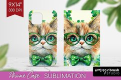 St. Patricks Day Phone Case PNG - Cute Animals Case PNG Product Image 1