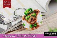 St. Patricks Day Keychain PNG - Cute Animals Keychain Product Image 1