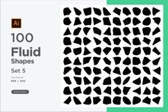 Abstract Fluid Shape 100 Set Vol 10 Product Image 5