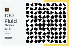 Abstract Fluid Shape 100 Set Vol 10 Product Image 8
