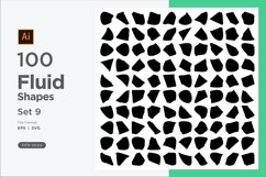 Abstract Fluid Shape 100 Set Vol 10 Product Image 9