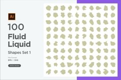 Fluid Liquid Shape V3 100 SET 10 Product Image 1