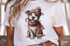 Whimsical Christmas Dogs Clipart Product Image 3