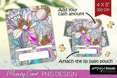 Thank You Money Card PNG - Stained Glass Money Card Holder Product Image 1