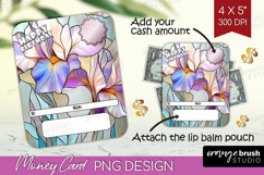 Happy Birthday Money Card PNG - Stained Glass Money Card Product Image 1