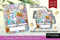 Happy Birthday Money Card PNG - Stained Glass Money Card Product Image 1