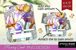 Happy Birthday Money Card PNG - Stained Glass Money Card Product Image 1